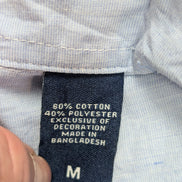 Chemise Chaps manches longues bleu uni taille M #238msch