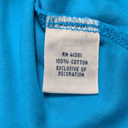 Polo manches courtes Polo Ralph Lauren XL bleu turquoise Pima logo multicolore