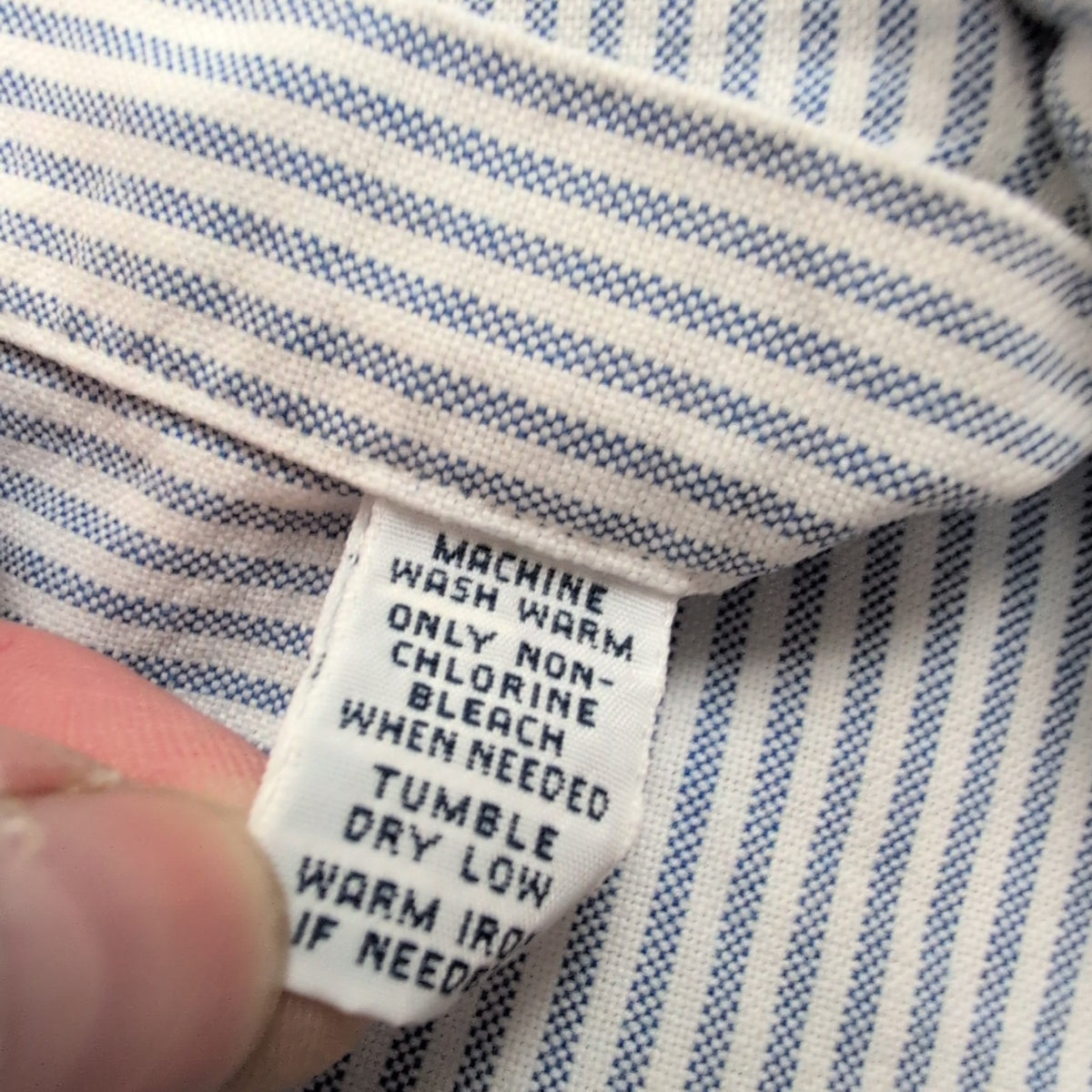 Chemise Ralph Lauren L Classic Fit bleu rayures Oxford manches courtes