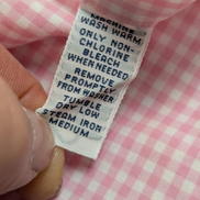 Chemise Polo Ralph Lauren Shirt XL XXL Classic Fit Carreaux Rose Button Down Cot