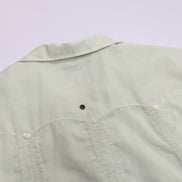 Chemise Hawaïenne Campos S.A. 40 M/L Style Cuba Panama Vert Pâle 4 Poches