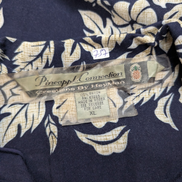 Chemise Hawaïenne Pineapple Connection 100% Rayonne - Marine & Blanc - XL