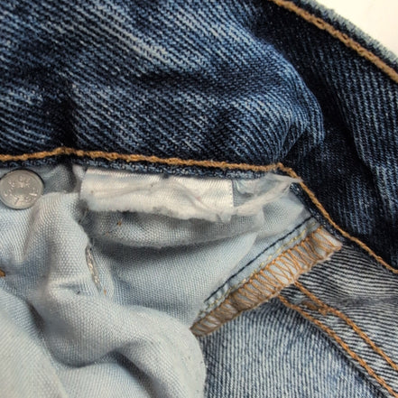 Levi’s 501 Jean Homme W28 L30 Bleu Destroy Grunge Vintage Pantalon