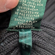 Cardigan Lauren Ralph Lauren femme L noir coton zippé écusson brodé 