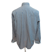 Chemise Polo Ralph Lauren L Hong Kong Rayures Bleu Noir Sans Logo