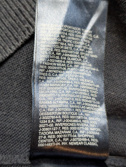 Pull Tommy Hilfiger - Col V - Bleu Marine - Premium Cotton - Taille M