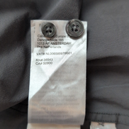 Chemise CALVIN KLEIN Stretch Gris Foncé XL Logo Brodé Coton Slim Fit