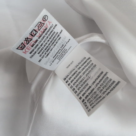 Chemise HENBURY L/XL blanche unie coton polyester neuve avec étiquette