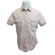 Lee chemise rose pâle manches courtes 2 poches boutonnées taille M