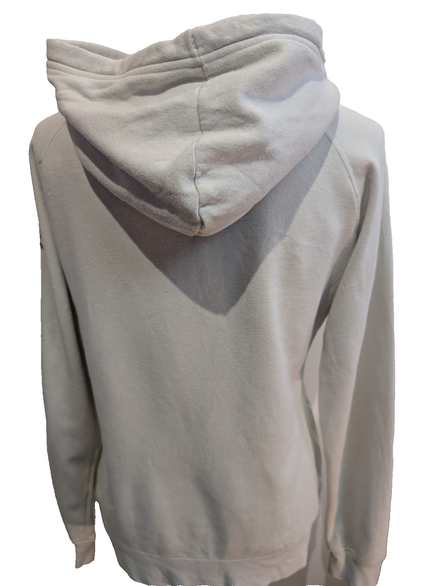 The North Face Sweat à Capuche Blanc Logo Bleu & Rouge - Taille M Femme