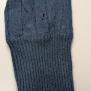 Pull Lauren Ralph Lauren femme L bleu laine cachemire maille texturée