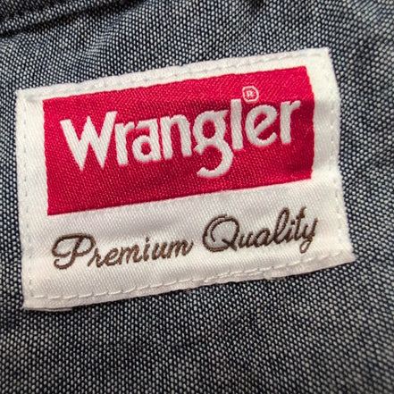 Chemise Wrangler Manche Courte Bordeaux Unie Taille 3XL Deux Poches