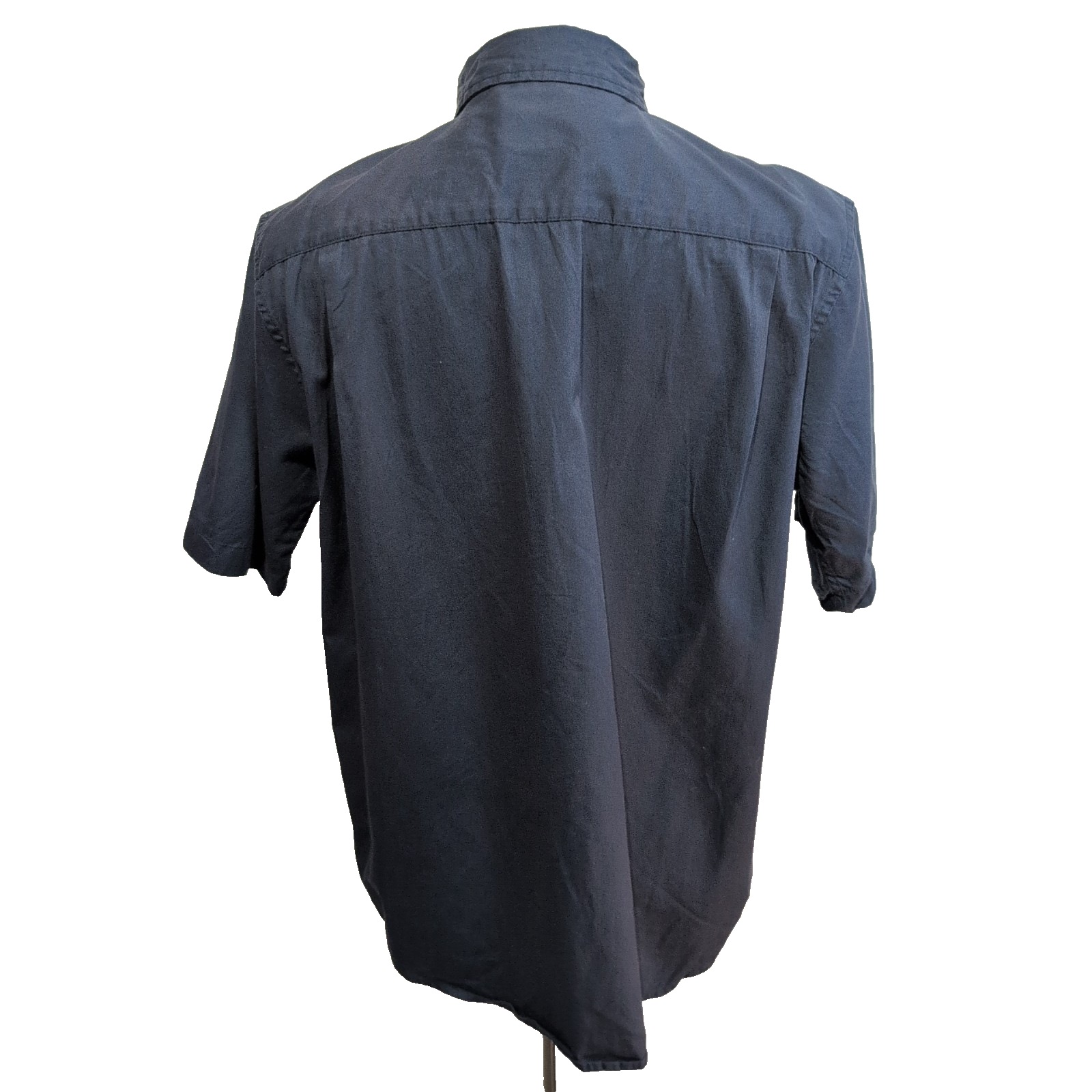 Wrangler Chemise Manche Courte Bleu Marine Unie Taille M Deux Poches