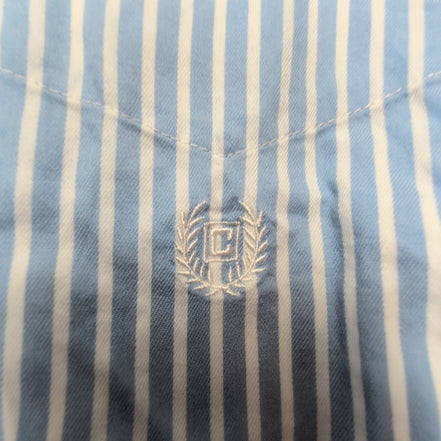 Chemise CHAPS bleue à rayures blanches taille L #64e