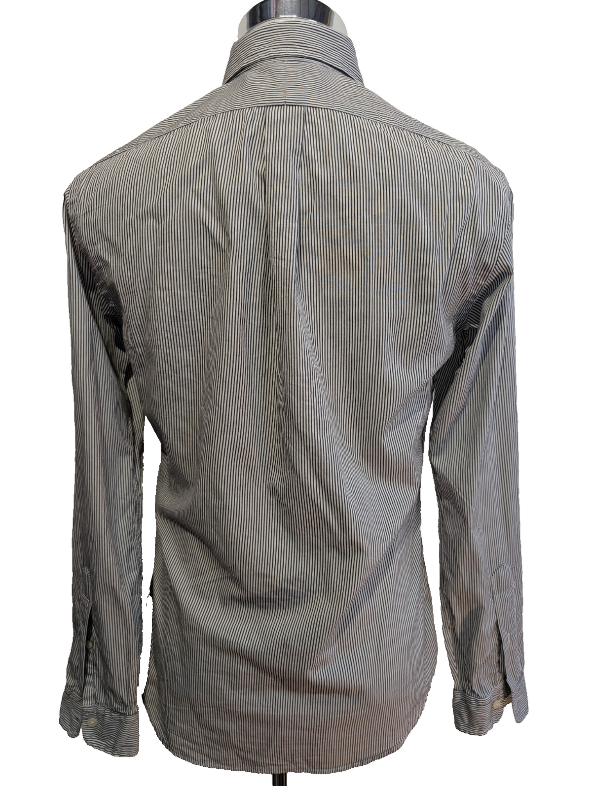 Chemise Polo Ralph Lauren Shirt S Slim Fit Stretch Rayures Noir Button Down