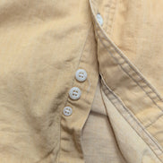 Chemise Eddie Bauer Jaune Vintage Manches Longues 100% Coton Taille M Large