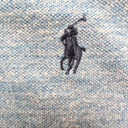 Polo Ralph Lauren Homme XL Bleu Chinée Logo Bleu Marine Polo Manches Courtes