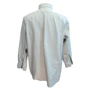 Chemise Lands' End XL Regular Oxford Gris 100% Coton Made in Hong Kong