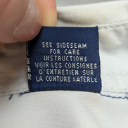 CHEMISE LEVI'S Coton Blanc Cassé Crème L/G Homme Vintage Poche