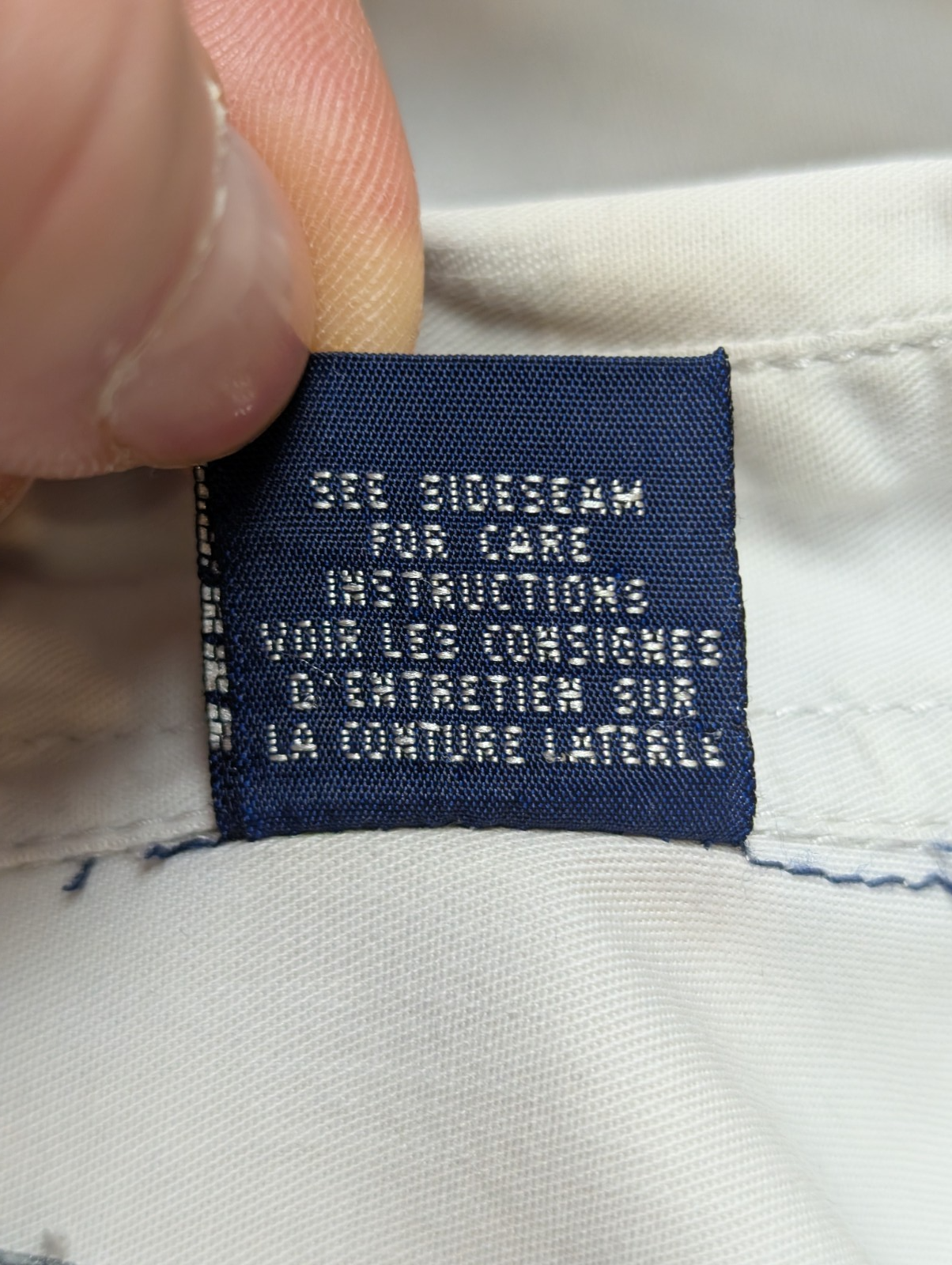 CHEMISE LEVI'S Coton Blanc Cassé Crème L/G Homme Vintage Poche