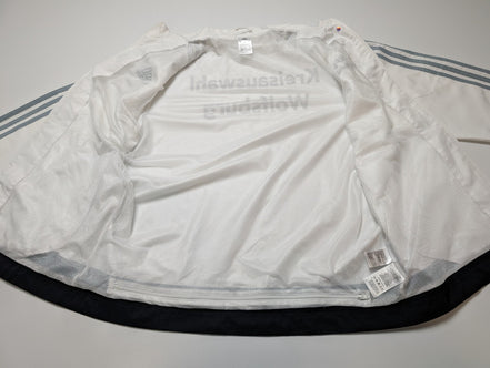 Veste Adidas Trainer Blanche Taille XL (Coupe large - Mesures réelles)