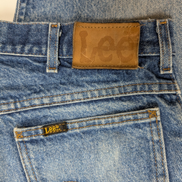 Jean Lee Vintage Regular Fit W29 L30 Bleu Denim Patiné Classic Straight