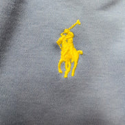 Polo Ralph Lauren Homme L Bleu Clair Logo Jaune Polo Manches Courtes
