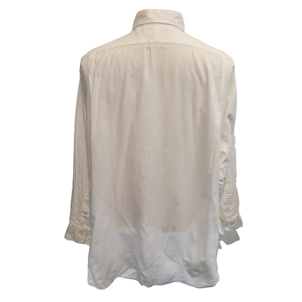 Chemise Polo Ralph Lauren Philip XXL Blanche Coton Piqué Col Classique Shirt