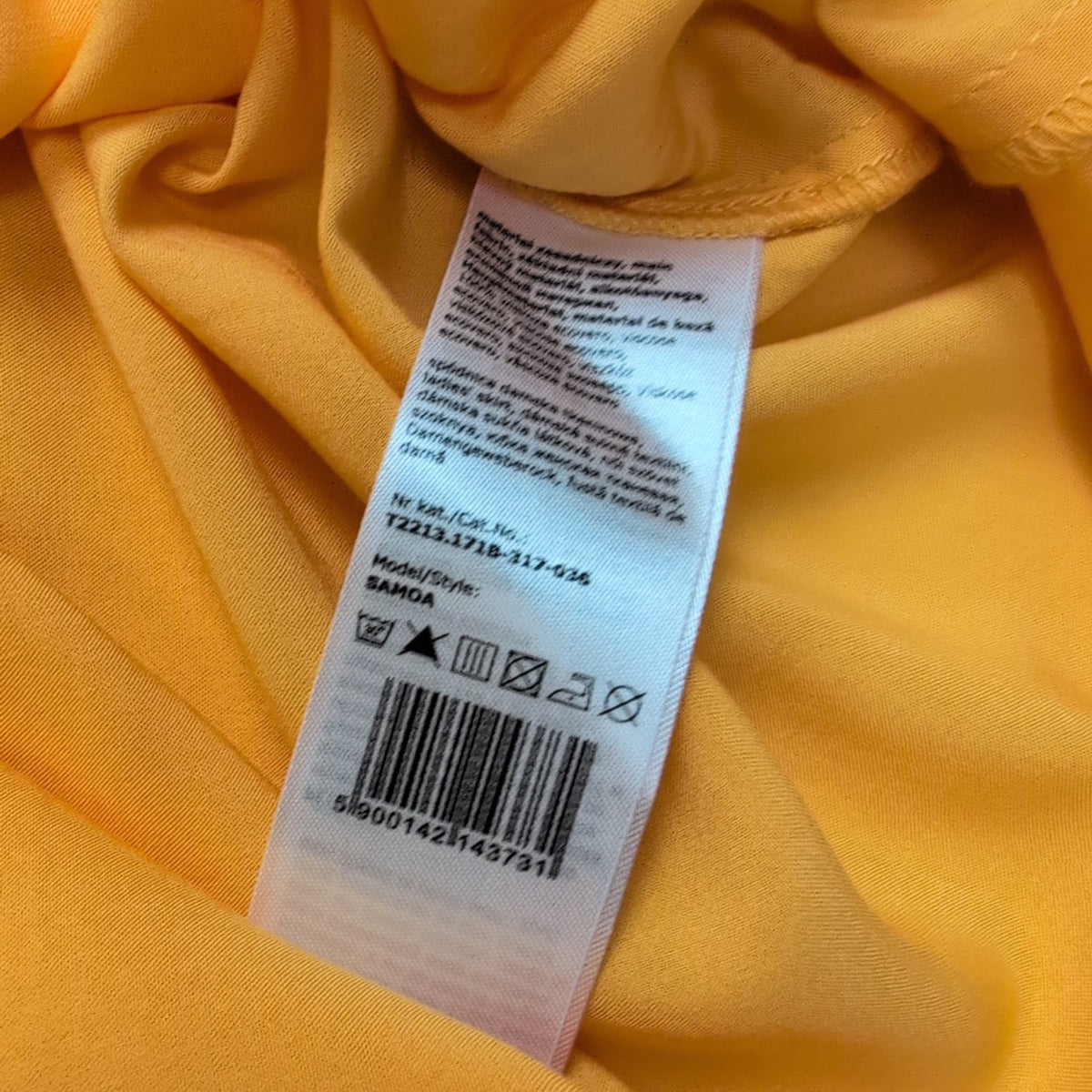 Jupe Femme T36 TATUUM Samoa Jaune Viscose Neuve avec Étiquette