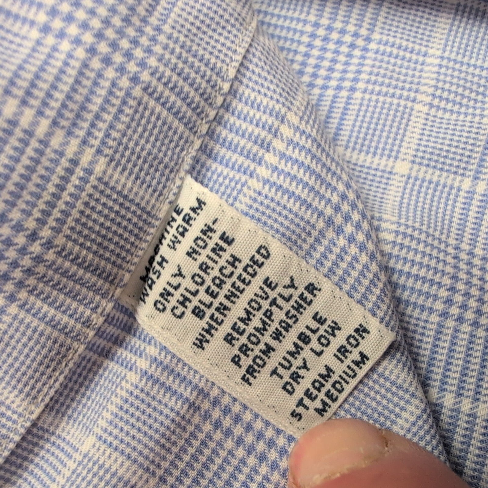 Chemise Polo Ralph Lauren Philip XL Made in Hong Kong Carreaux Bleu
