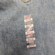 Levi’s 501 Jean Homme W40 L32 Bleu Vintage Pantalon Bouton Neuf
