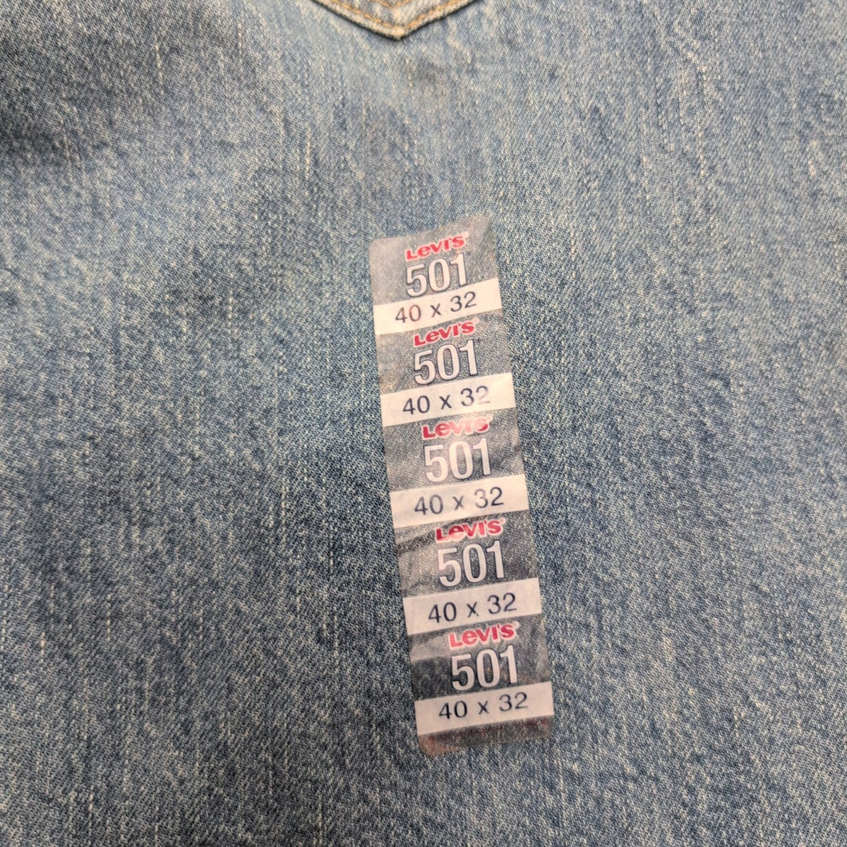 Levi’s 501 Jean Homme W40 L32 Bleu Vintage Pantalon Bouton Neuf