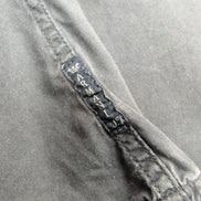 Chemise Armani Jeans bleu marine vintage à deux poches boutons métal taille M