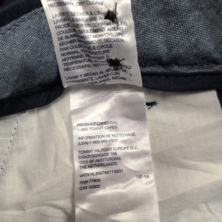 Pantalon chino Tommy Hilfiger stretch bleu marine taille W38xL30 FR48 #55ct