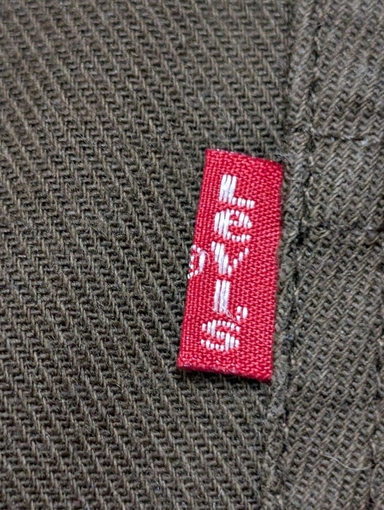 Chemise LEVI'S Marron Coton Stretch Manches Longues - Taille L