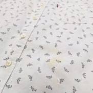 Chemise Levi's XL Blanche UFO OVNI Motif Coton Poche Manches Courtes