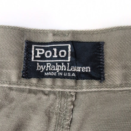 Pantalon chino Polo Ralph Lauren kaki made in USA taille W34xL34 FR44 #21cr