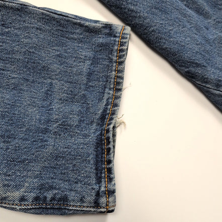Levi’s 501 Jean Homme W36 L36 Bleu Foncé Vintage Pantalon Bouton