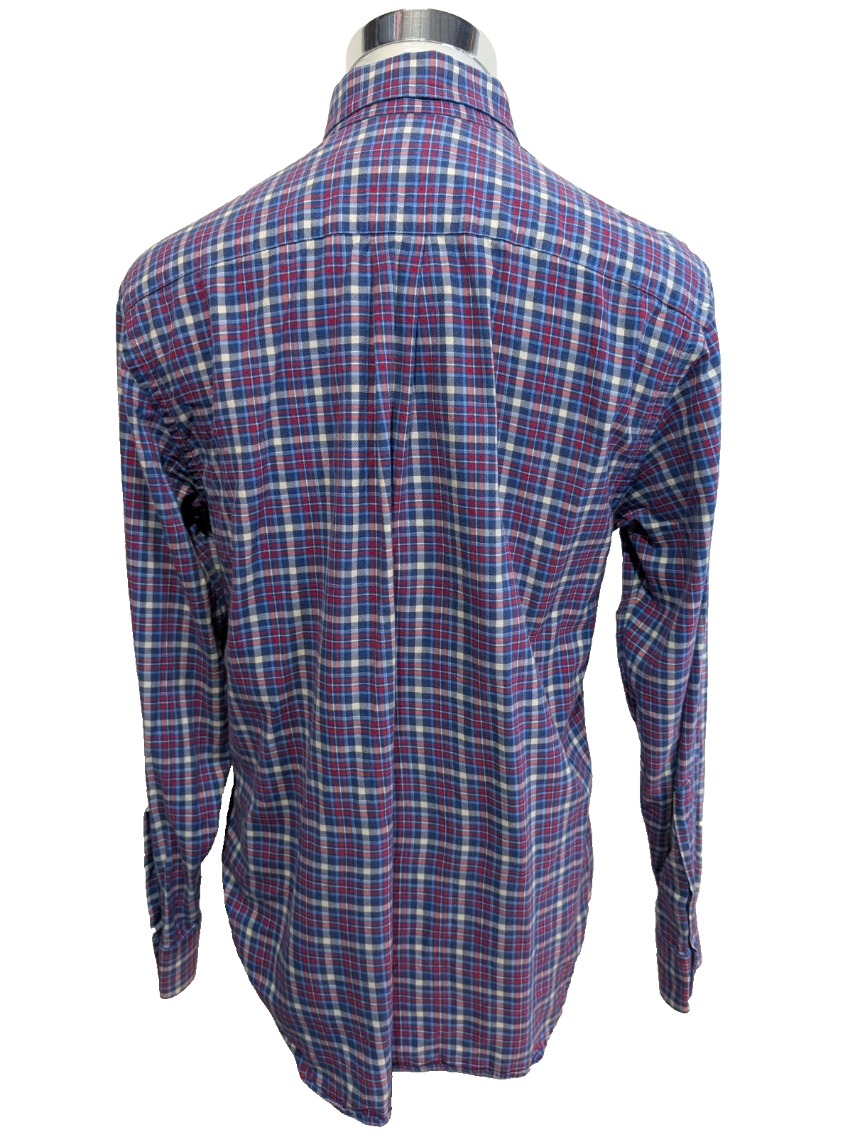 Chemise Flanelle VINEYARD VINES S Coton Bleu Rouge Logo Baleine |281S