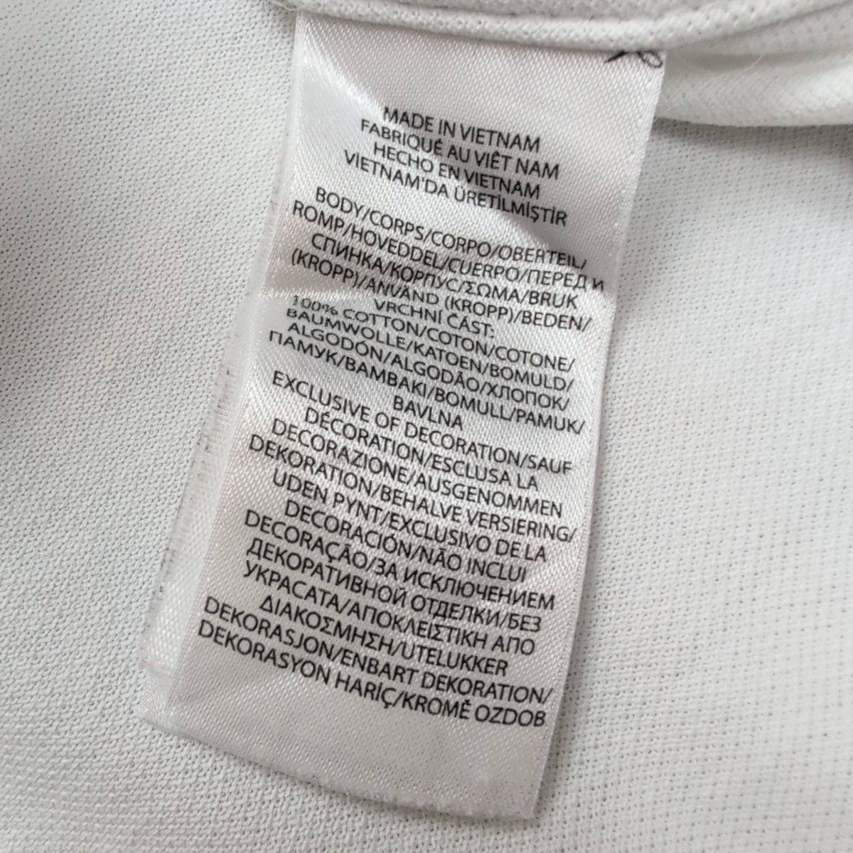 Chemise Ralph Lauren Taille S Blanc Uni Coton Piqué QR Code Logo Marron