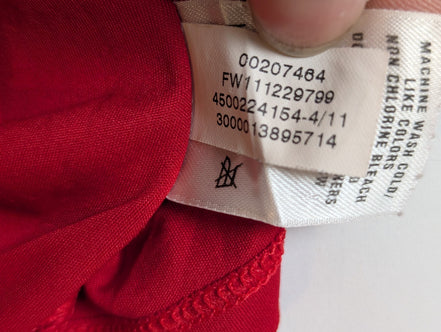 T-shirt de Sport Under Armour HeatGear Catalyst Femme Rouge Taille S/M