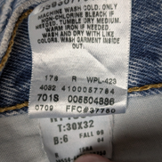 Jean Levi's 550 Relaxed Fit Homme W30 L32 Bleu Clair Vintage Original Denim