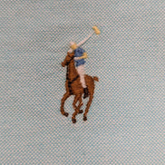 Chemise Ralph Lauren Manches Longues Custom Fit Turquoise Taille L