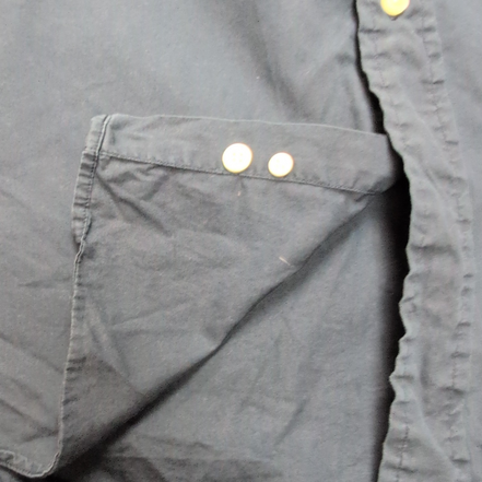 Chemise Nautica XL Bleu Marine 100% Coton Manches Courtes