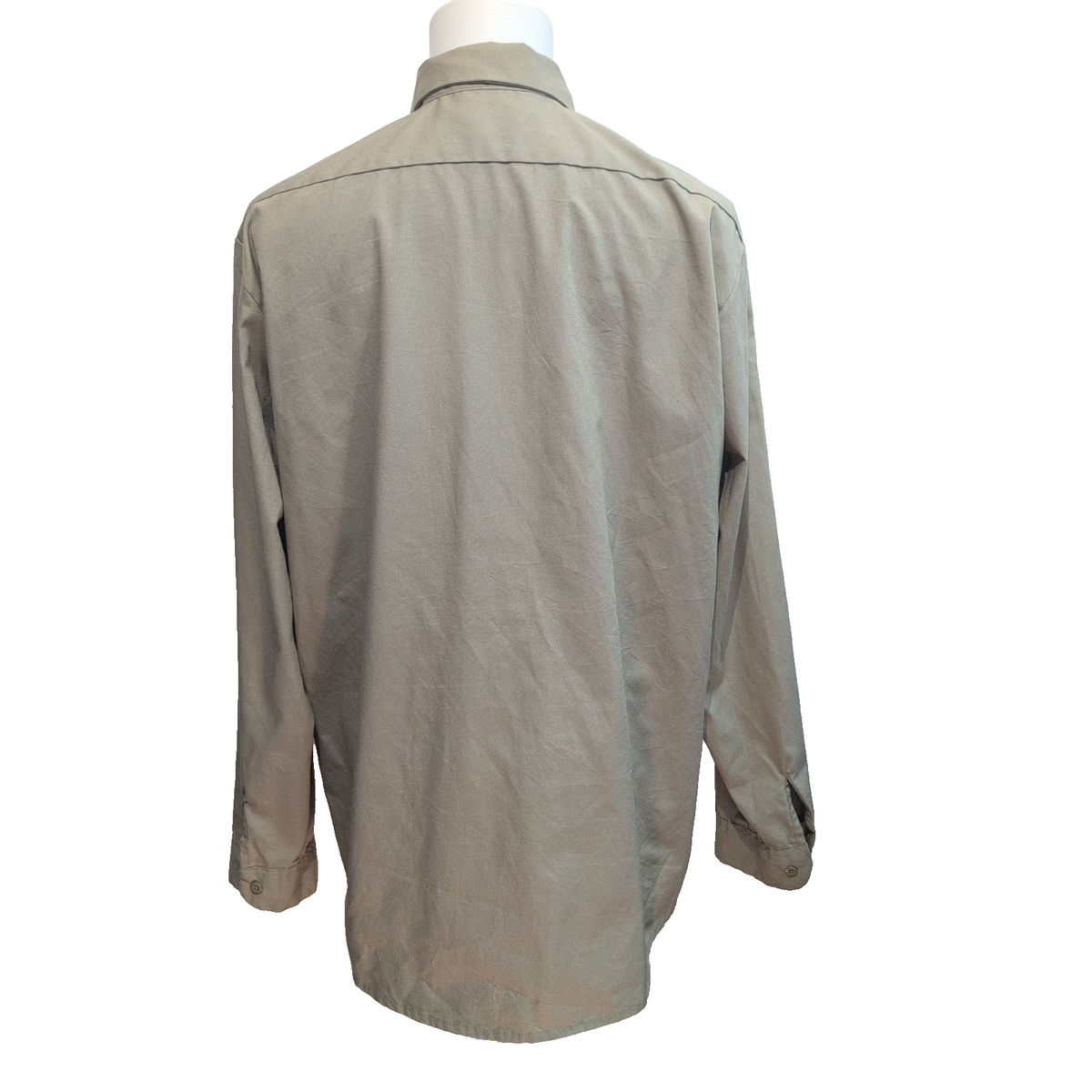 Chemise Dickies XXL Beige Made in Mexico Workwear 2 Poches Brodé