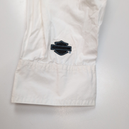Chemise Harley-Davidson XL Blanche Brodée 100% Coton Boutons Métal HD