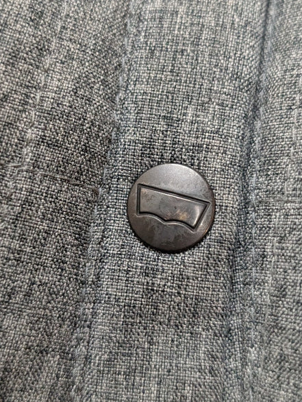 Veste Levi's Grise Matelassée Capuche Noire Homme Taille L