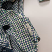Chemise Polo Ralph Lauren Shirt L Custom Fit Carreaux Vert Bleu Button Down Logo