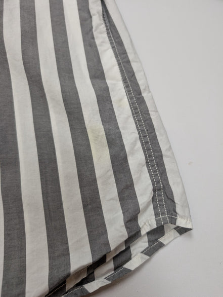 Chemise Levi's à Rayures Grises et Blanches Manches Longues Taille L