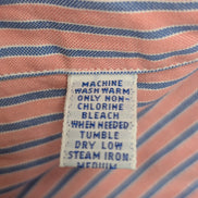 Chemise Polo Ralph Lauren Shirt Yarmouth L XL Oxford Rayée Rose Bleu Button Down